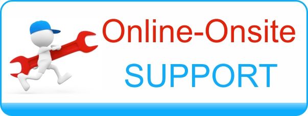 Online-Onsite Support